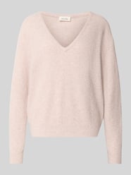 Sweter z dzianiny z dodatkiem lnu model 'DAMSVILLE' od American Vintage - 19