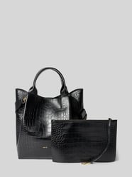 Handtasche aus Leder mit Label-Detail Modell 'ESSENTIAL' von Abro - 1
