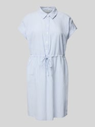 Tailliertes Mini-Blusenkleid mit Streifenmuster von Tom Tailor Denim - 4