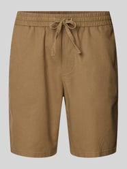 Shorts mit elastischem Bund Modell 'LINUS' von Only & Sons Braun - 39