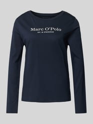 Longsleeve mit Label-Print von Marc O'Polo Blau - 7