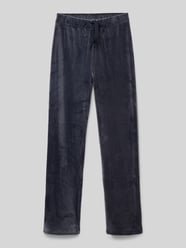 Regular fit sweatpants in fluweellook, model 'REBEL' van Only - 6