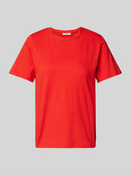 T-Shirt mit Label-Print von Marc O'Polo Denim Rot - 28