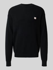 Strickpullover mit Label-Patch von Calvin Klein Jeans - 44