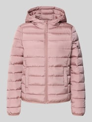 Regular Fit Steppjacke mit Kapuze von Tom Tailor Denim Pink - 35