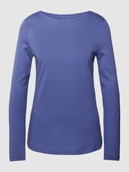 Longsleeve mit U-Boot-Ausschnitt von Christian Berg Woman Blau - 47