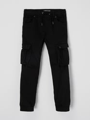 Cargohose mit elastischem Bund  von Garcia Grau / Schwarz - 37