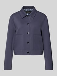 Krój regular fit krótki blezer z mieszanka wiskozy od s.Oliver BLACK LABEL - 8