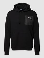 Hoodie mit Label-Patch von Karl Lagerfeld Grau / Schwarz - 8