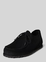 Veterschoenen van leer met gestructureerde zool model 'UTTI' van Birkenstock - 42