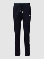 Sweathose mit Galonstreifen von BOSS Green Blau / Türkis - 35