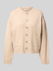Kardigan o kroju relaxed fit z naszywanymi kieszeniami od MORE & MORE - 43