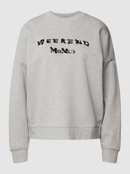 Bluza ze wzorem z logo model ‘HOT’ od Weekend Max Mara Szary - 47
