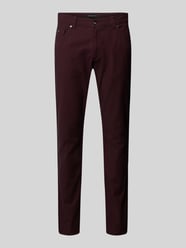 Regular Fit Hose mit Label-Detail Modell 'CORDOBA' von bugatti Bordeaux - 16