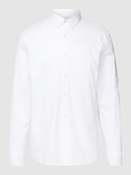 Tailored Fit Freizeithemd mit Button-Down-Kragen von MCNEAL Weiß - 16