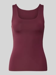 Slim Fit Tank Top mit U-Ausschnitt Modell 'LEA' von Only Bordeaux - 4