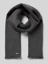 Sjaal van scheerwol met franjes van bugatti - 3