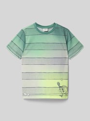 T-shirt o kroju regular fit z dodatkiem bawełny od s.Oliver RED LABEL - 45