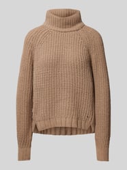 Gebreide pullover met opstaande kraag, model 'Chenille' van monari - 46