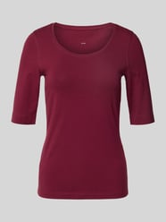 T-Shirt mit Rundhalsausschnitt und 1/2-Arm von OPUS Bordeaux - 6