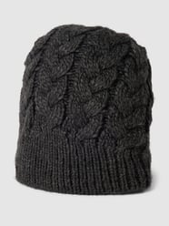 Beanie mit Zopfmuster Modell 'Beanie mit Zopfstrickmuster' von Seeberger - 36