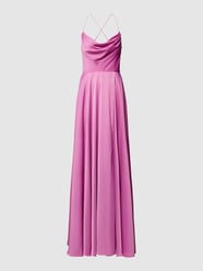 Abendkleid mit Wasserfall-Ausschnitt von V.M. Pink - 46