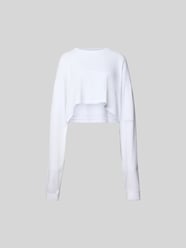 Cropped Longsleeve mit Label-Stitching von black palms - 12