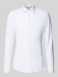 Super Slim Fit Business-Hemd mit Knopfleiste von Jake*s Weiß - 40