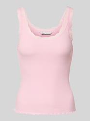Regular Fit Tank Top mit Frill am Saum Modell 'SARA' von Only Pink - 17