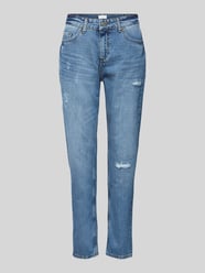 Baggy Fit Jeans im Destroyed-Look von Smith and Soul Blau - 1