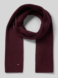 Sjaal van een mix van kasjmier en katoen van Tommy Hilfiger Bordeaux - 16