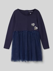 Kleid mit Paillettenbestatz von Blue Seven Blau - 14