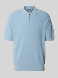 boxy fit poloshirt met gestikt logo van REVIEW - 1
