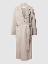 Wollmantel mit Bindegürtel Modell 'CELIA' von Ivy Oak Beige - 24