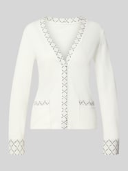 Cardigan mit V-Ausschnitt und Knopfleiste von Marc Cain - 3