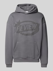 Hoodie mit Kapuze von REVIEW Grau - 44