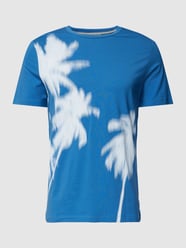 T-shirt met motiefprint van s.Oliver RED LABEL Blauw - 42