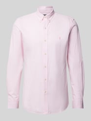 Slim Fit Freizeithemd mit Button-Down-Kragen von Polo Ralph Lauren Pink - 2