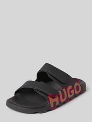 Klapki z nadrukiem z logo model ‘Evander’ od HUGO - 22