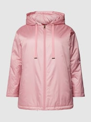 PLUS SIZE Jacke mit Kapuze Modell 'PAGELLA' von Marina Rinaldi Rosa - 46