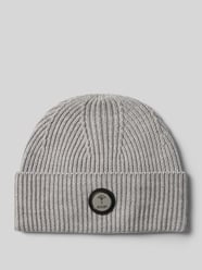 Beanie met labelbadge, model 'Feranto' van JOOP! Collection Grijs / zwart - 14