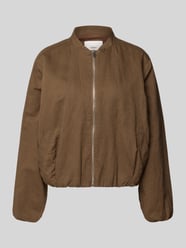 Boxy Fit Bomberjacke aus Leinen-Baumwoll-Mix von s.Oliver RED LABEL - 4