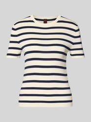 T-Shirt aus Viskose-Mix mit Rundhalsausschnitt von Stefanel - 46