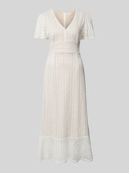 Midikleid aus Häkelspitze von Apricot - 32