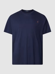 T-shirt PLUS SIZE z wyhaftowanym logo od Polo Ralph Lauren Big & Tall Niebieski - 14