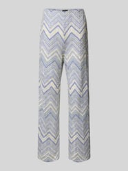 Wide Leg Strickhose aus Strick-Jersey von s.Oliver BLACK LABEL - 14