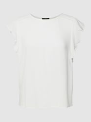 Blusenshirt aus Viskose mit Rundhalsausschnitt von Zero Weiß - 35