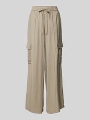 Wide Leg Cargohose mit elastischem Bund von Jake*s Casual Beige - 20