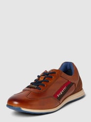 Sneaker mit Label-Details Modell 'Thorello' von bugatti Braun - 3