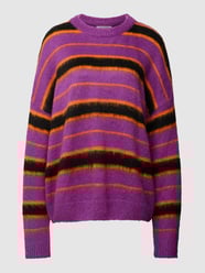 Strickpullover in ausgefranstem Design von REVIEW Lila - 19
